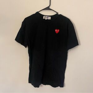 PLAY Comme de Garçons Black Heart Tee T Shirt Size XL